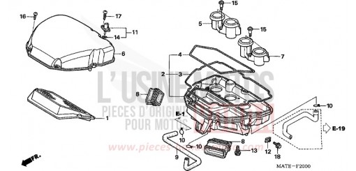 AIR CLEANER CBR1100XX6 de 2006